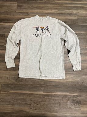 Vintage 90’s Y2K Park City We Be Jammin’ Long Sleeve Shirt H.L.Miller Tag